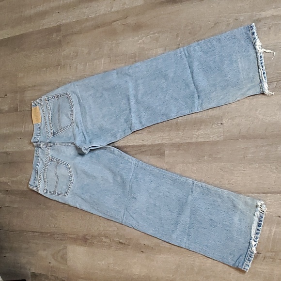 Vintage Kansas High Waist Straight Jeans Size 32 Light Wash - Picture 3 of 12